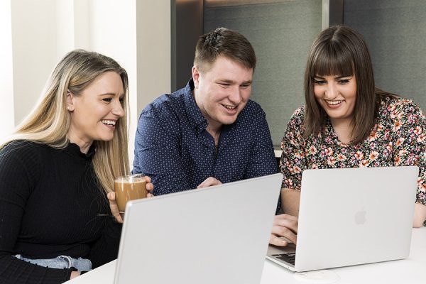 Recruiters working